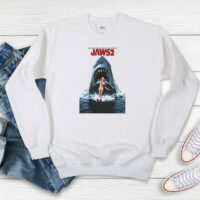 Jaws 2 Retro Movie Poster Sweatshirt