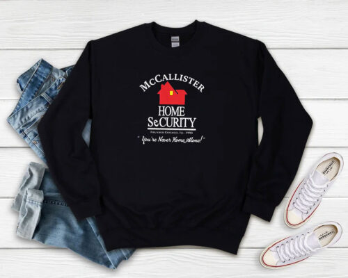Kevin Mccallister Home Security Home Alone Sweatshirt 500x400 Kevin Mccallister Home Security Home Alone Sweatshirt