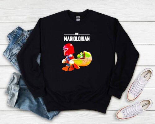 Mario Game Funny Collab The Mariolorian Sweatshirt 500x400 Mario Game Funny Collab The Mariolorian Sweatshirt