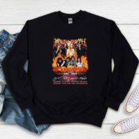 Megadeth 40th 1983 2023 Thank You For The Memories Sweatshirt