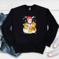 Merry Christmas Santa Pikachu Mashup Sweatshirt