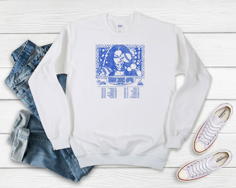 SZA North America Tour Graphic Sweatshirt 510x408 image SZA North America Tour Graphic Sweatshirt 510x408 SZA North America Tour Graphic Sweatshirt