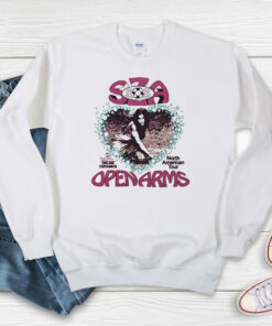 SZA Open Arms North American Tour Online Ceramics Sweatshirt