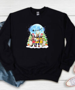Santa Hat Kobe Bryant Michael Jordan And Lebron James Friends Sweatshirt