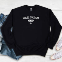 Satanic Est 666 Hail Satan Sweatshirt
