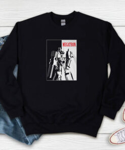 Scarface Megatron Transformers Parody Movie Sweatshirt
