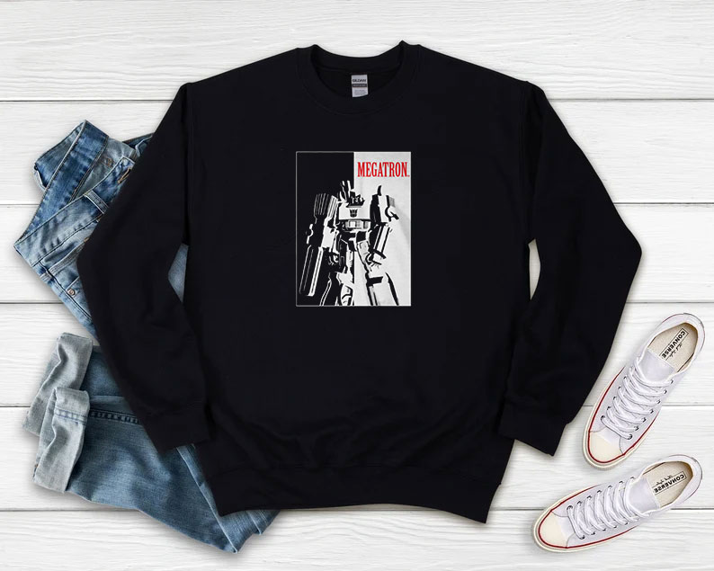 Scarface Megatron Transformers Parody Movie Sweatshirt 510x408 image Scarface Megatron Transformers Parody Movie Sweatshirt 510x408 Scarface Megatron Transformers Parody Movie Sweatshirt