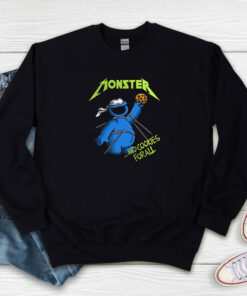 Sesame Street Cookie Monster And Cookies For All Sweatshirt