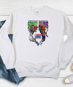 Shawn Kemp vs Charles Barkley Sonics Suns Sweatshirt