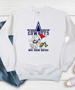 Snoopy Christmas Cowboys We Dem Boyz Sweatshirt