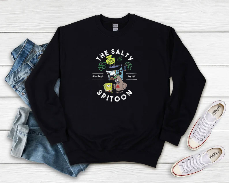 SpongeBob SquarePants The Salty Spitoon How Tough Are Ya Sweatshirt 510x408 image SpongeBob SquarePants The Salty Spitoon How Tough Are Ya Sweatshirt 510x408 SpongeBob SquarePants The Salty Spitoon How Tough Are Ya Sweatshirt
