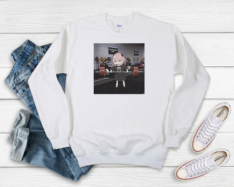 Spy x Family Anya Forger Anime Gym Sweatshirt 510x408 image Spy x Family Anya Forger Anime Gym Sweatshirt 510x408 Spy x Family Anya Forger Anime Gym Sweatshirt