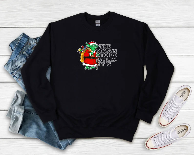Star Wars Yoda Season To Be Jolly Christmas Sweatshirt 510x408 image Star Wars Yoda Season To Be Jolly Christmas Sweatshirt 510x408 Star Wars Yoda Season To Be Jolly Christmas Sweatshirt