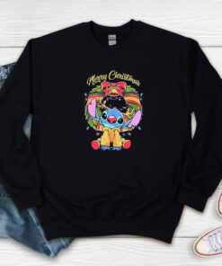 Stitch Merry Christmas Ohana Sweatshirt