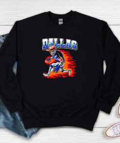 Stream Skeleton Dallas Football Cowboy Player Fire Sweatshirt