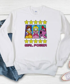 Super Mario Daisy Peach Birdo Girl Power Sweatshirt