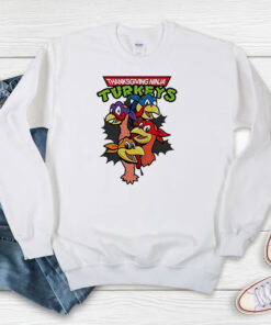 Thanksgiving Ninja Turkeys Sweatshirt