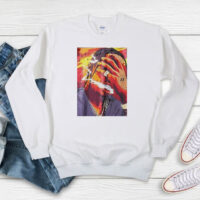 Travis Scott Smoking Graphic Sweatshirt