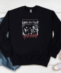 Vintage 1981 Motley Crue 40 Years Established Sweatshirt