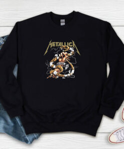 Vintage 1991 Metallica Don't Tread On Me 2 Sided Sweatshirt