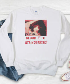Vintage Album Photo Sza Bloodstain Sweatshirt