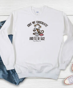 Vintage Give Me Chocolate Monkey Sweatshirt