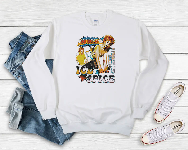Vintage Ice Spice Munch Feelin U Sweatshirt 510x408 image Vintage Ice Spice Munch Feelin U Sweatshirt 510x408 Vintage Ice Spice Munch Feelin U Sweatshirt