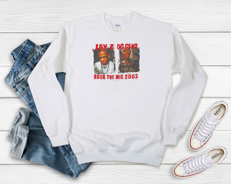 Vintage Jay Z 50 Cent Rock The Mic 2003 Sweatshirt 510x408 image Vintage Jay Z 50 Cent Rock The Mic 2003 Sweatshirt 510x408 Vintage Jay Z 50 Cent Rock The Mic 2003 Sweatshirt