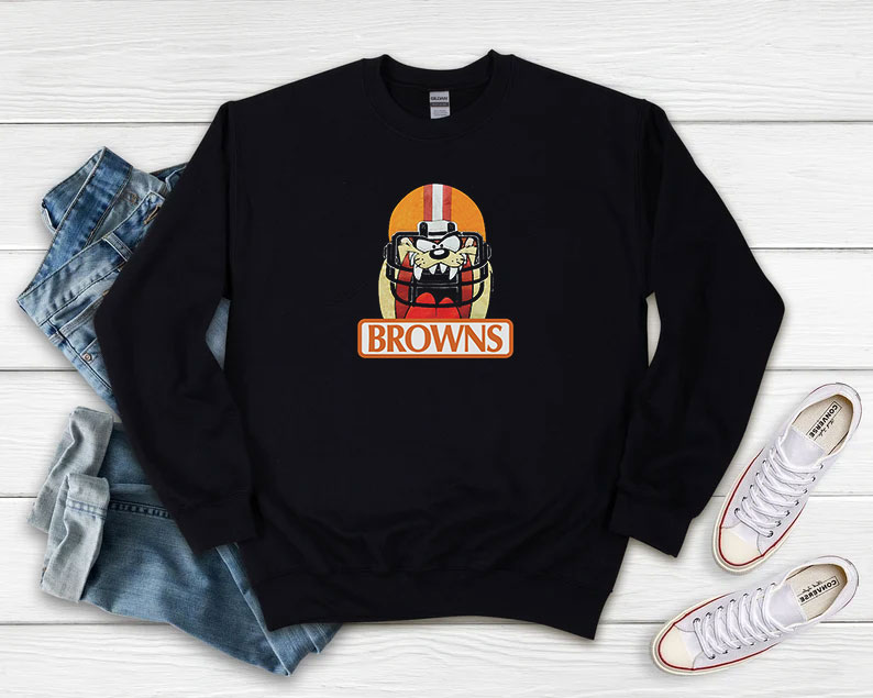 Warner Bros Tasmanian Devil Taz Cleveland Browns Helmet Sweatshirt 510x408 image Warner Bros Tasmanian Devil Taz Cleveland Browns Helmet Sweatshirt 510x408 Warner Bros Tasmanian Devil Taz Cleveland Browns Helmet Sweatshirt