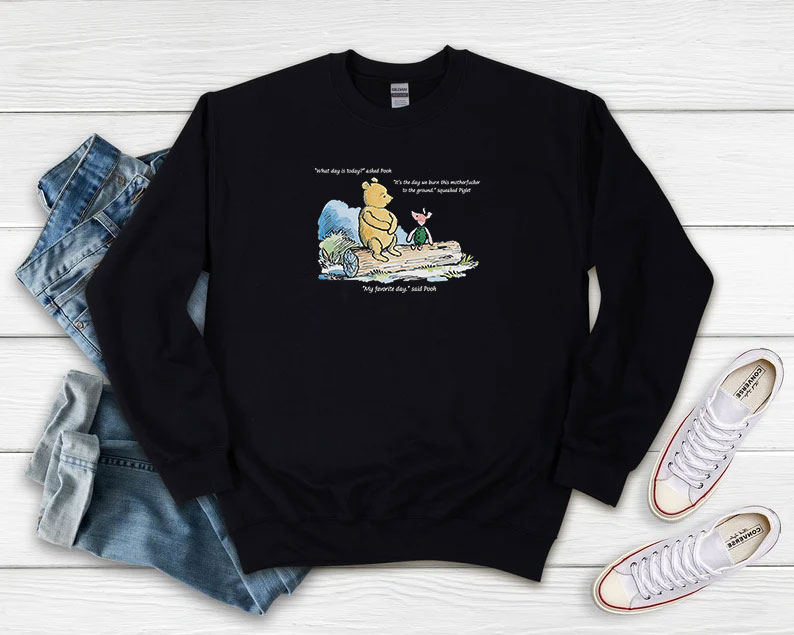 What Day Is Today Winnie The Pooh Quotes Meme Sweatshirt 510x408 image What Day Is Today Winnie The Pooh Quotes Meme Sweatshirt 510x408 What Day Is Today Winnie The Pooh Quotes Meme Sweatshirt