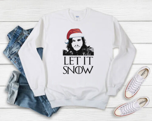 Xmas Let it Snow Funny Christmas Sweatshirt 500x400 Xmas Let it Snow Funny Christmas Sweatshirt