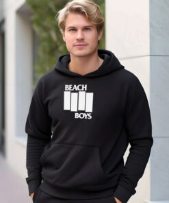 Beach Boys Black Flag Logo Parody Hoodie