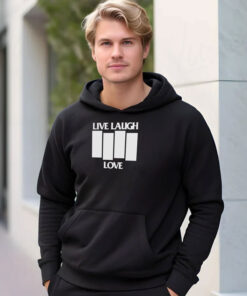 Live Laugh Love Black Flag Parody Hoodie
