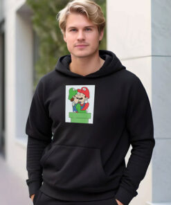Mario And Luigi Kissing Funny Hoodie