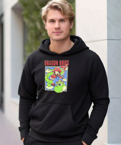 Mario And Yoshi X Dragon Ball Dragon Bros Comic Hoodie