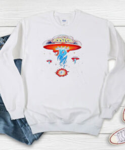 Boston Band Poster Spaceship Rock Band Sweatshirt