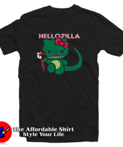 Hellozilla Hello Kitty T Shirt