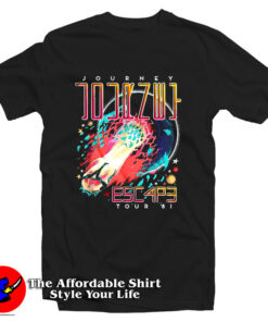 Journey Escape World Tour 1981 T Shirt