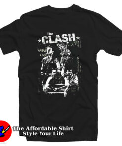 The Clash Black Classic Vintage T Shirt