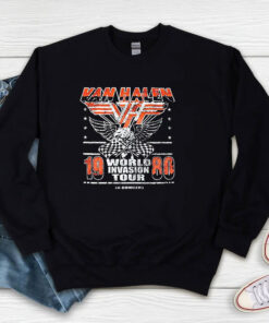 VAN HALEN 1980 World Invasion Tour Sweatshirt