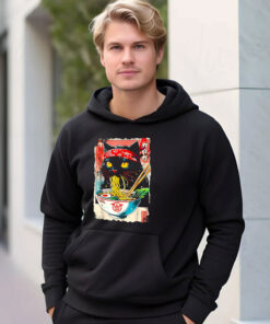 Cat Ramen Japanese Funny Cat Kawaii Cat Anime Hoodie