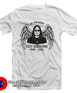 In Memory Ozzy Osbourne T Shirt