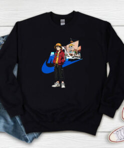 One Piece Lufft Hype Nike Parody Sweatshirt