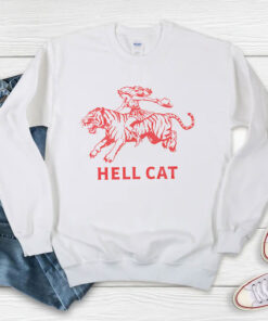 Retro Cowgirl Hell Cat Sweatshirt