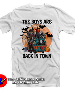 The Boys Are Back In Town Halloween T Shirt