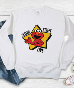 Vintage 90s Sesame Street Live Elmo Jim Henson Sweatshirt