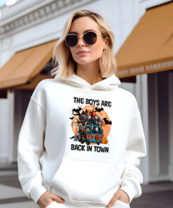 The Boys Are Back In Town Halloween Hoodie