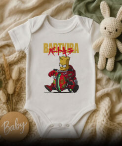 Bartkira Akira Bart Simpson Baby Onesie