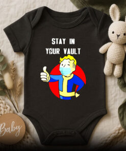 Boy Mask Stay In Your Vault Baby Onesie