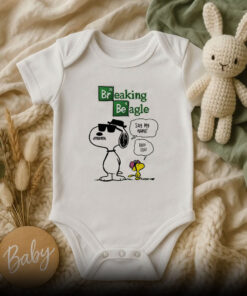 Breaking Beagle Snoopy Baby Onesie